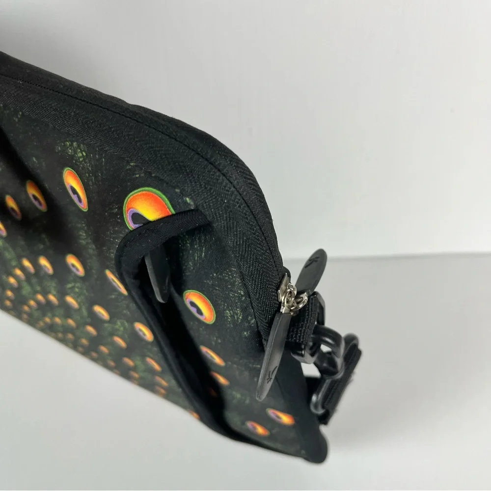 Peacock Laptop Bag with Handles and Shoulder Straps